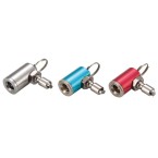 Tire inflator w/key chain
